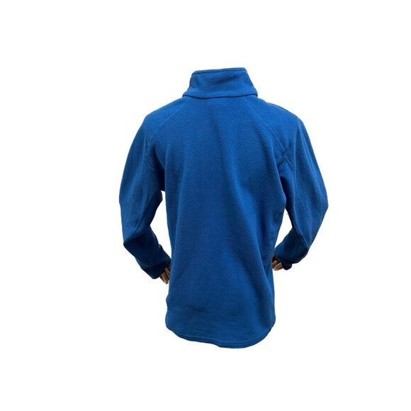 The North Face fleece quarter zip pullover Boys XL blue red sweatshirt Polartec - Picture 3 of 5